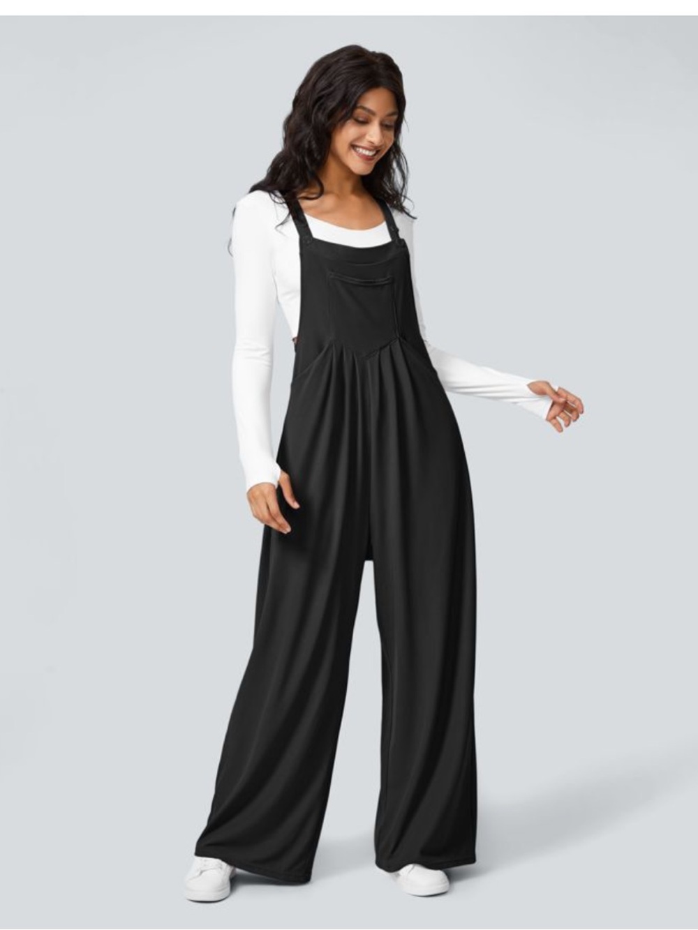Halara Black Jumpsuit Size Medium